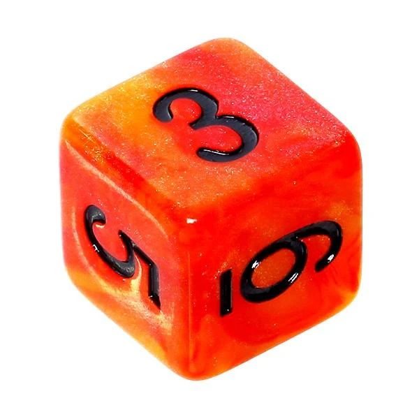 REBEL RPG kauliukų rinkinys – akrilas – saulėlydis