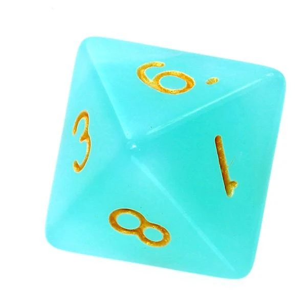 REBEL RPG Dice Set - Moonstones - Jadeite