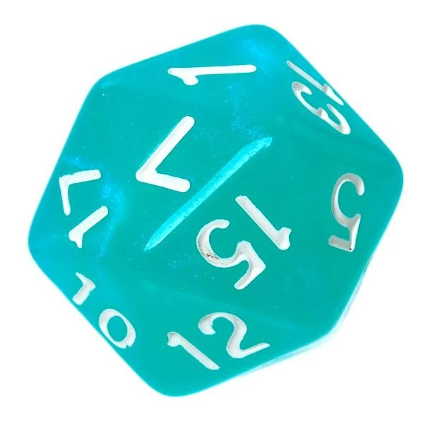 REBEL RPG Dice Set - Moonstones - Turquoise