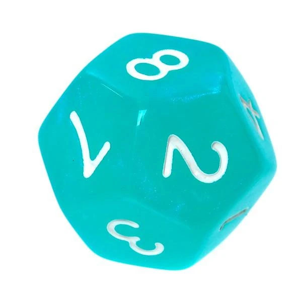 REBEL RPG Dice Set - Moonstones - Turquoise