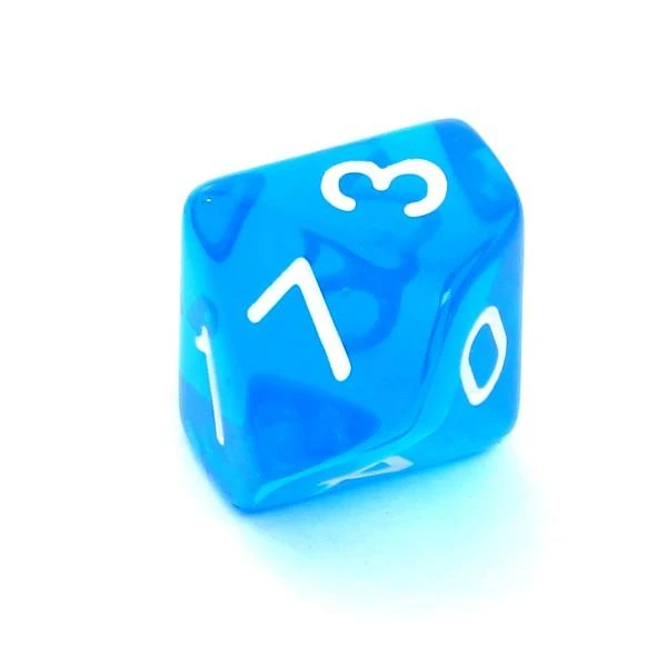 REBEL RPG kauliukų rinkinys - Crystal - Mėlyna