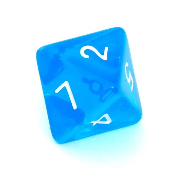 REBEL RPG kauliukų rinkinys - Crystal - Mėlyna