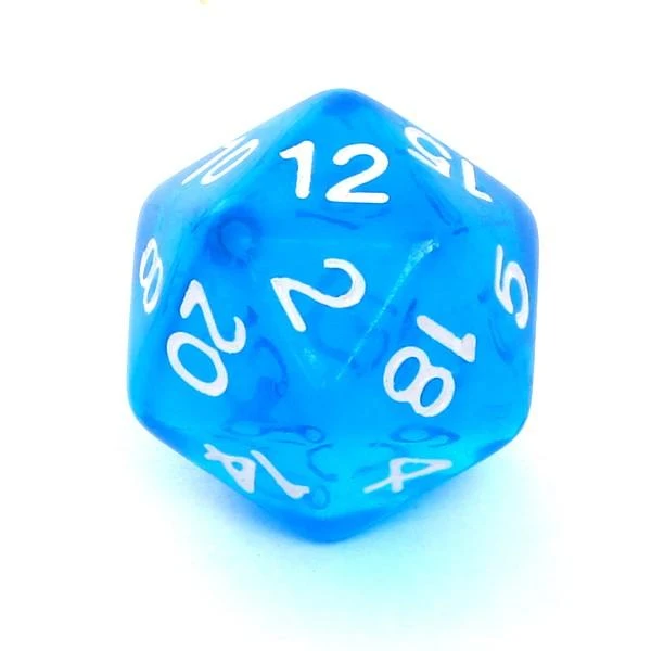 REBEL RPG kauliukų rinkinys - Crystal - Mėlyna