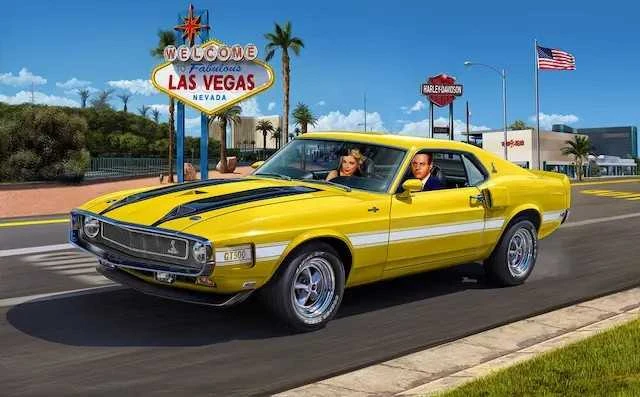 Revell Ford Mustang Shelby GT500 1970 1:25 surenkamas plastikinis modelis