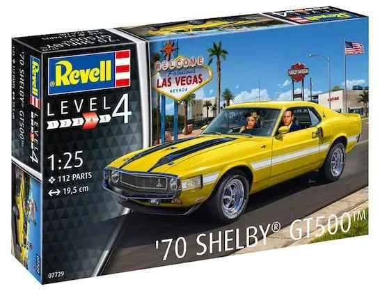 Revell Ford Mustang Shelby GT500 1970 1:25 surenkamas plastikinis modelis