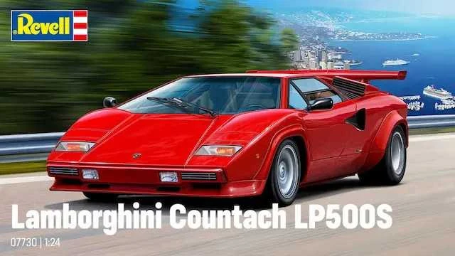 Revell Lamborghini Countach LP500S 1:24 plastikinis surinkimo rinkinys