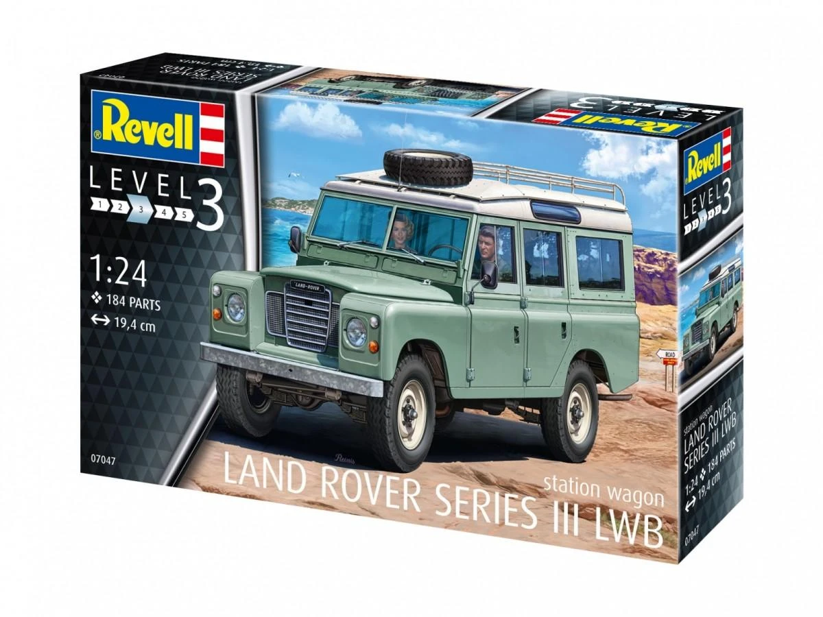 Revell Land Rover Series III 1/24 plastikinis surenkamas modelis 07047