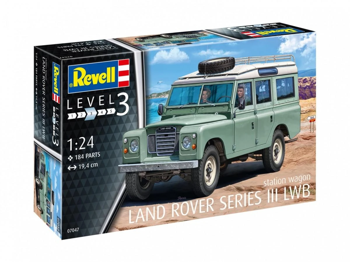 Revell Land Rover Series III 1/24 plastikinis surenkamas modelis 07047