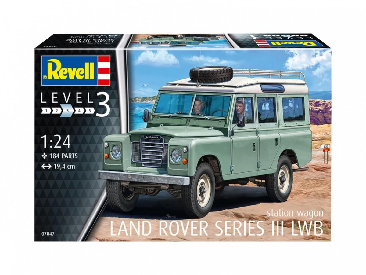 Revell Land Rover Series III 1/24 plastikinis surenkamas modelis 07047