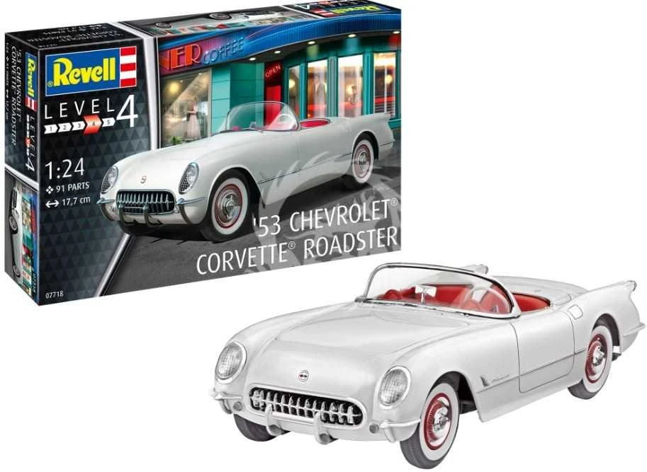 Revell 1953 Corvette Roadster 1/24 plastikinis surinkimo rinkinys