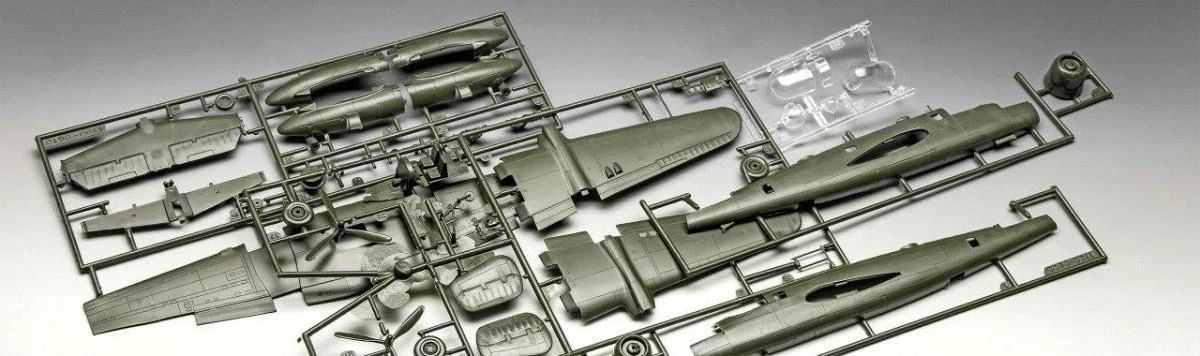 Revell – B-25 Mitchell (lengvas paspaudimas), 1/72 03650