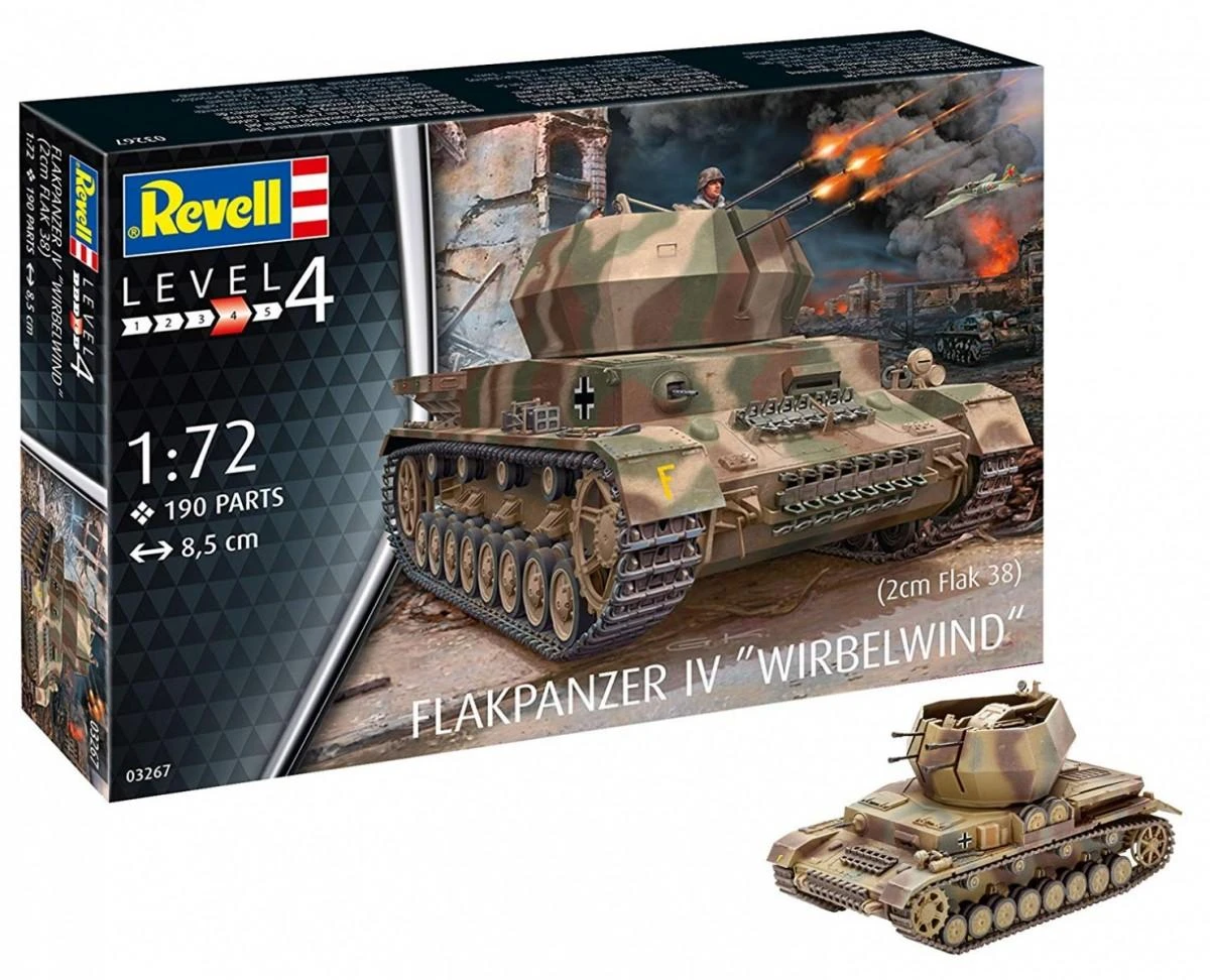 Revell Plastikinis modelis Flakpanzer IV Wirbelwind 2cm