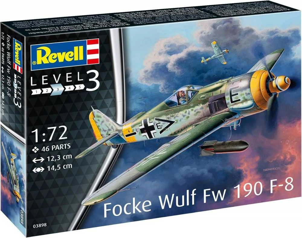 Revell – Focke Wulf Fw190 F-8, 1/72, 03898