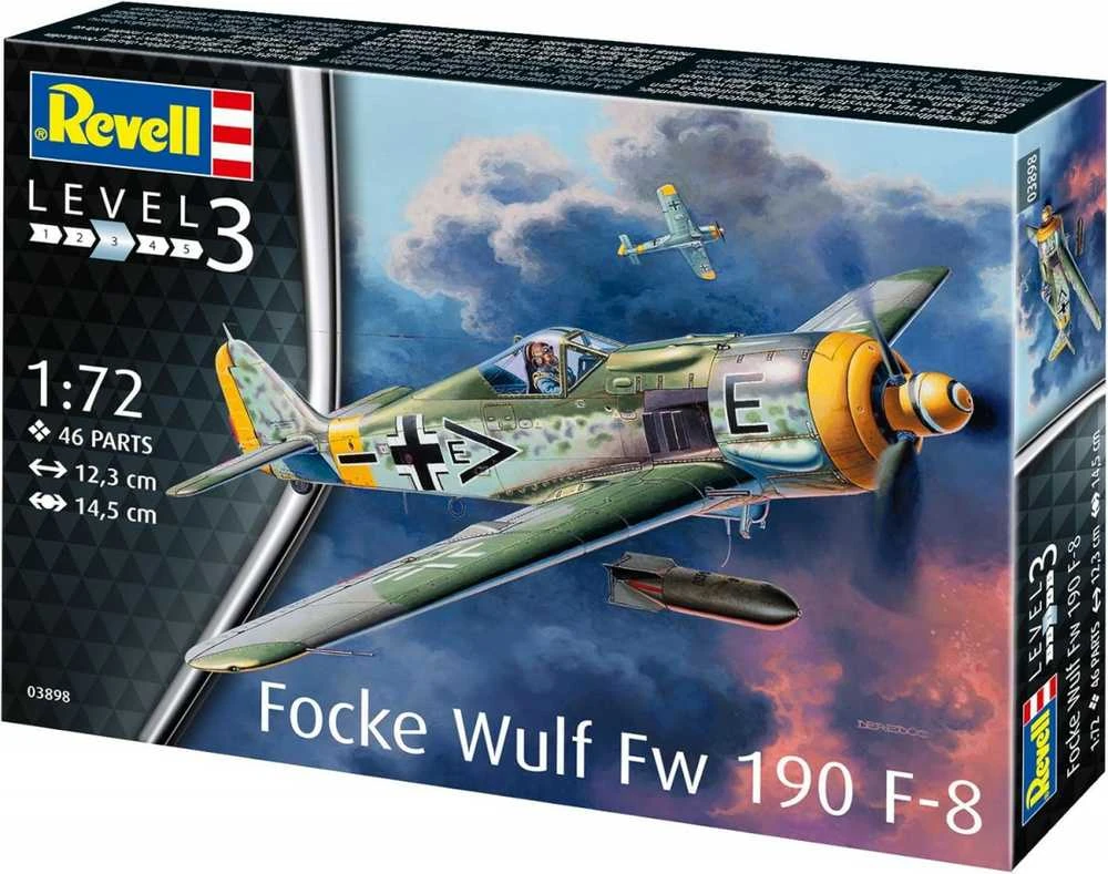Revell – Focke Wulf Fw190 F-8, 1/72, 03898