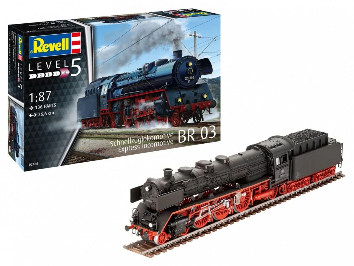 „Revell“ – „Express“ lokomotyvas BR03, 1/87, 02166