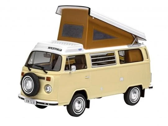 Revell VW T2 Camper 1:24 Click System plastikinis modelis (be klijų)