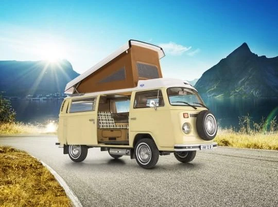 Revell VW T2 Camper 1:24 Click System plastikinis modelis (be klijų)