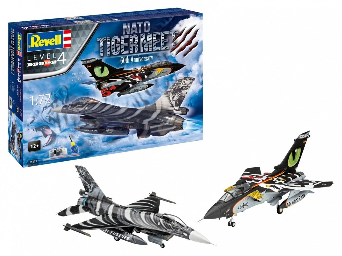 REKLAMA Revell 05671 Tornado ir F-16 MLU NATO Tiger susitikimas – 60-mečio jubiliejus