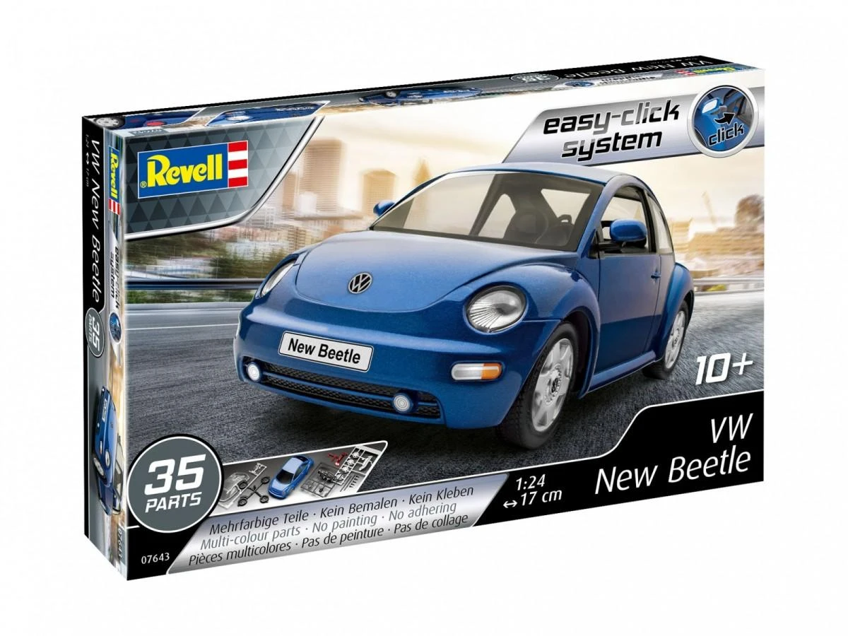 Revell VW New Beetle - PLASTIKINIS modeliavimo rinkinys