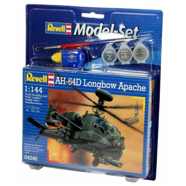 Revell lėktuvas modelis set - ah-64d longbow apache