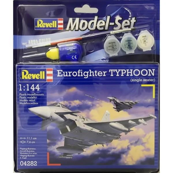 Revell lėktuvas modelis set - eurofighter typhoon
