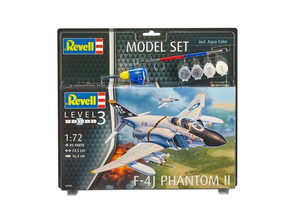 REVELL modelis F-4J Phantom II 1:72, 3941
