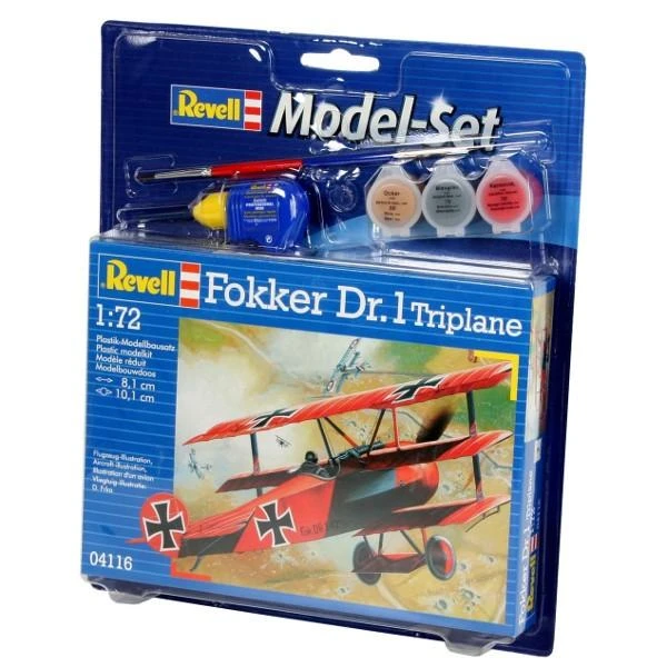 Revell MODEL SET - Lėktuvas Fokker
