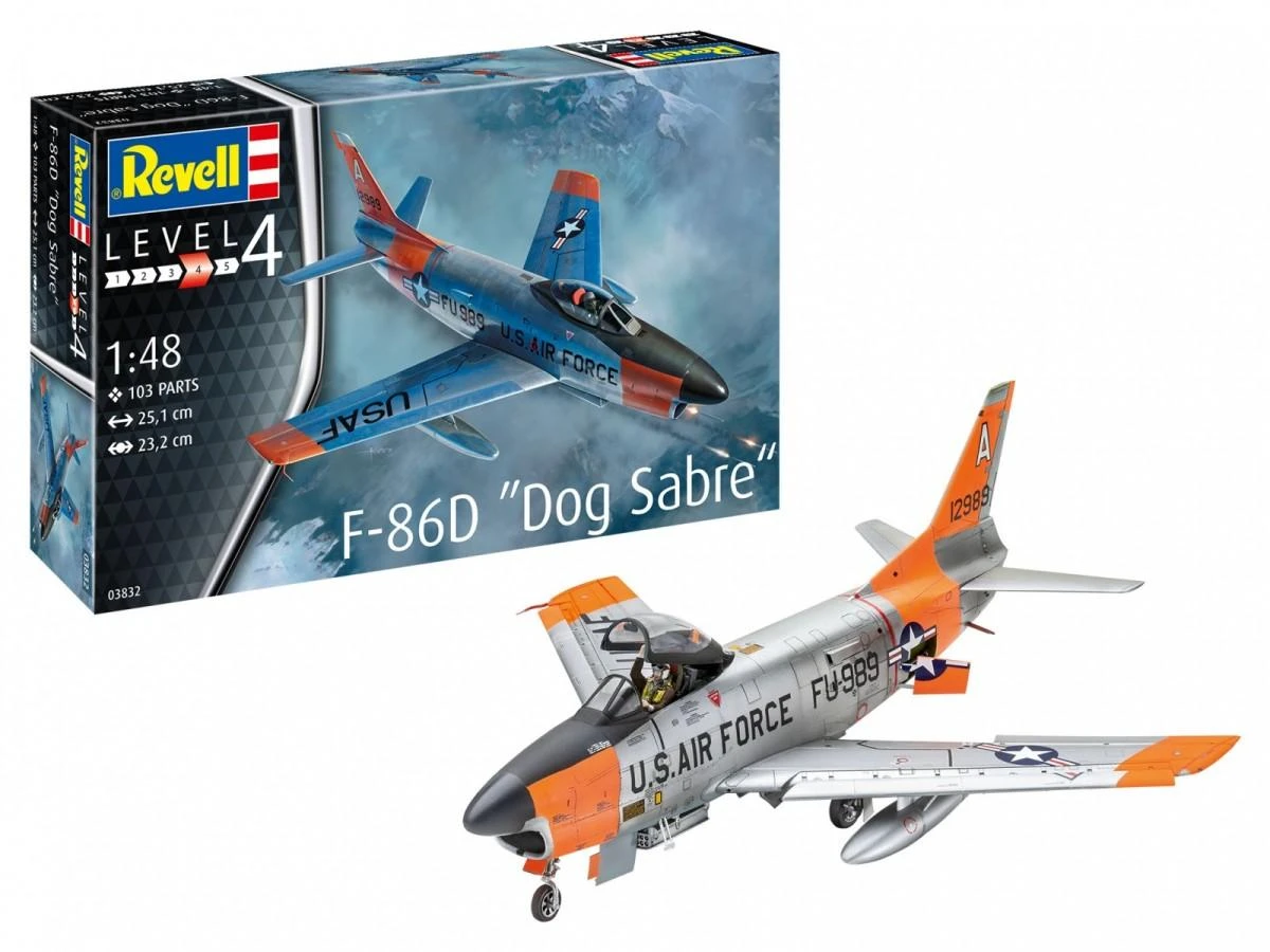 Revell - F-86D Dog Sabre, 1/48, 03832