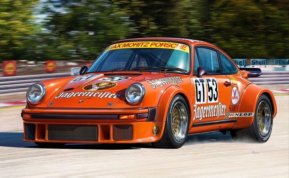 Cobi Revell Porsche 934 RSR Jägermeister 1:24 plastikinis surinkimo rinkinys