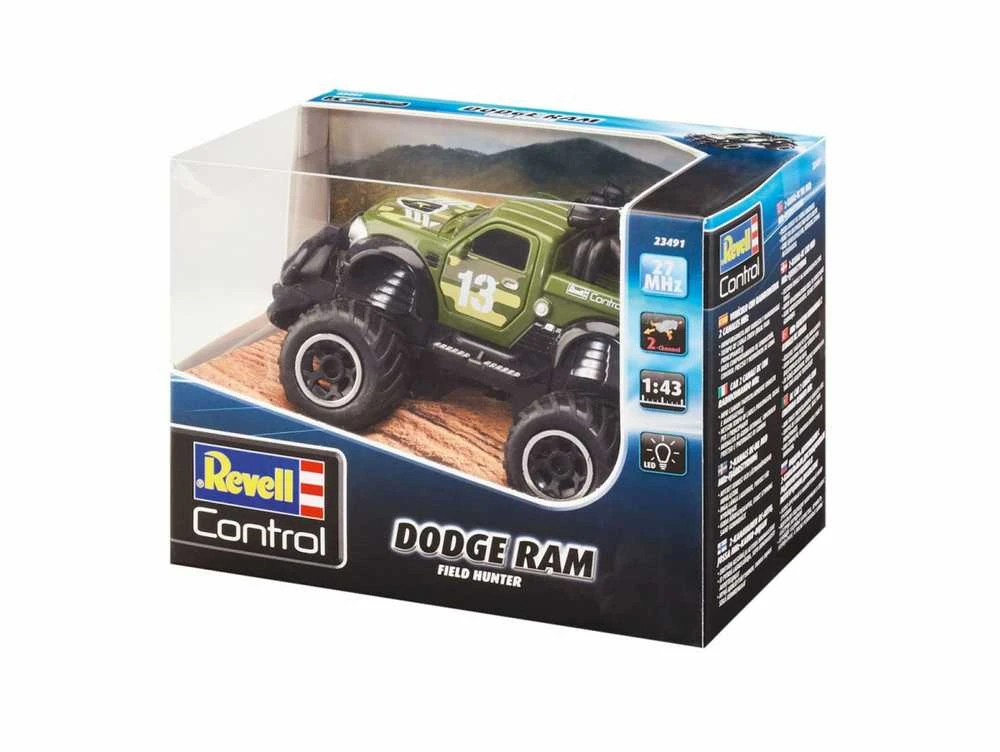 Revell radijo bangomis valdomas visureigis Field Hunter LED, 2CH, 23491