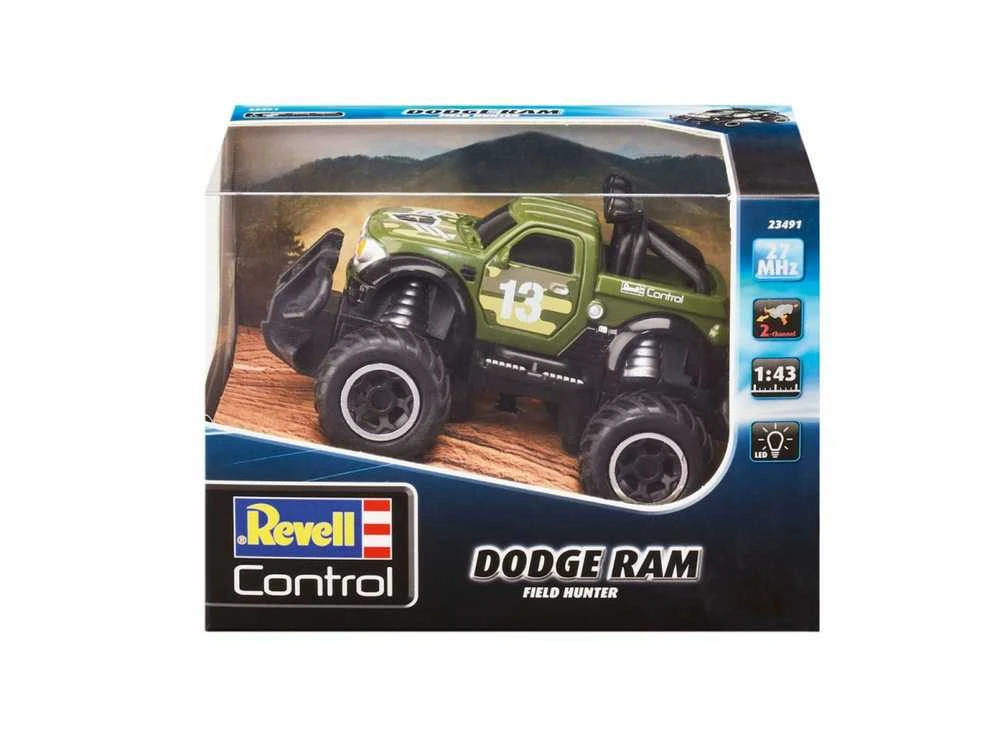 Revell radijo bangomis valdomas visureigis Field Hunter LED, 2CH, 23491