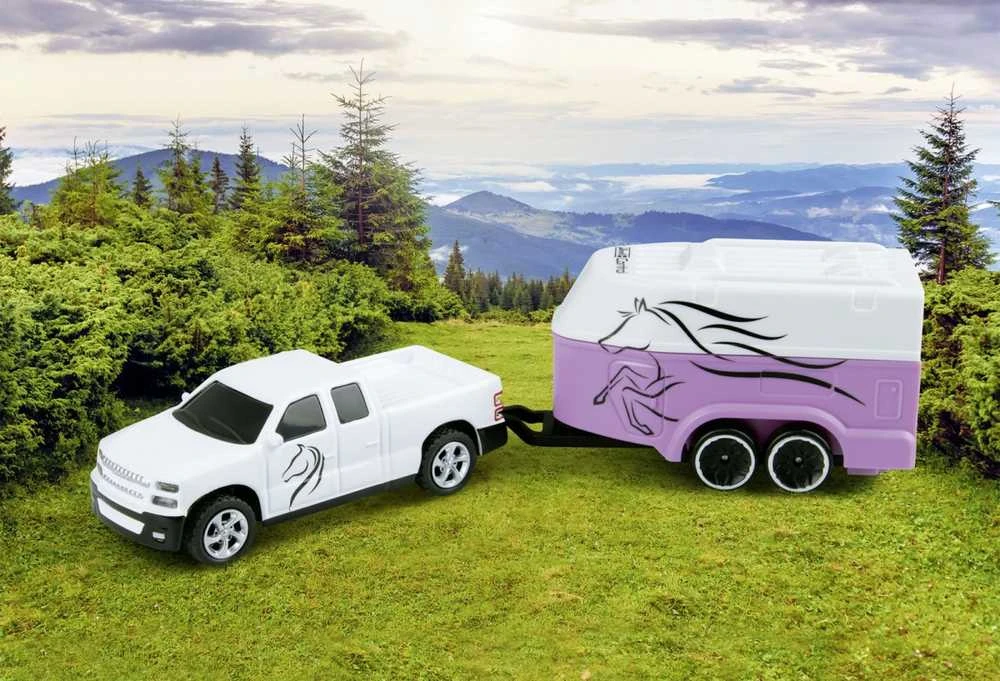 Revell REVELL mini RC automobilis su arklių priekaba, 23567