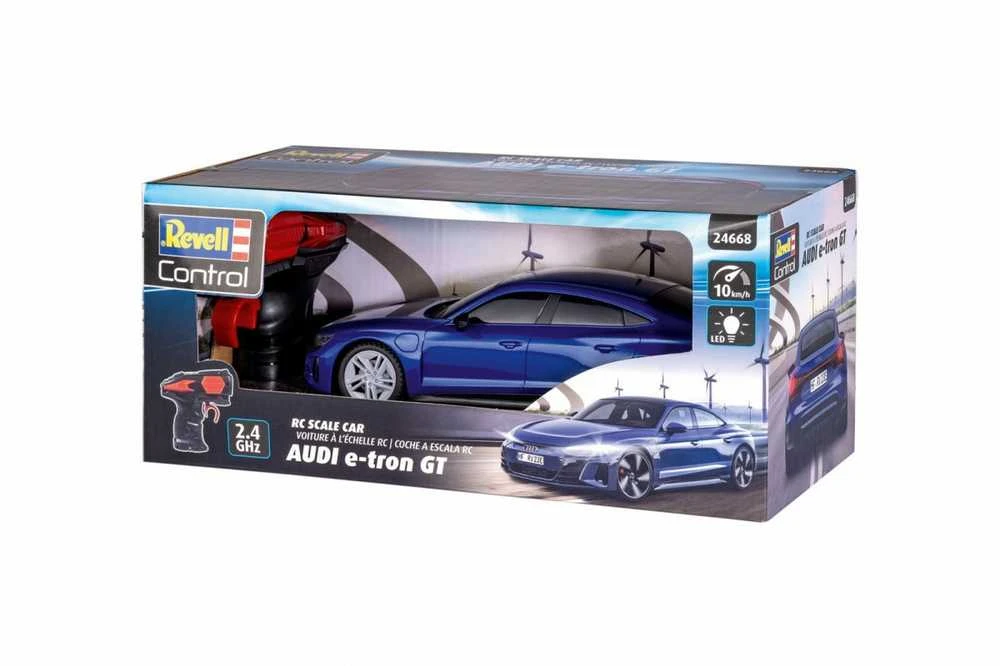 Revell RC Audi e-tron GT, 1:24 – radijo bangomis valdomas automobilis