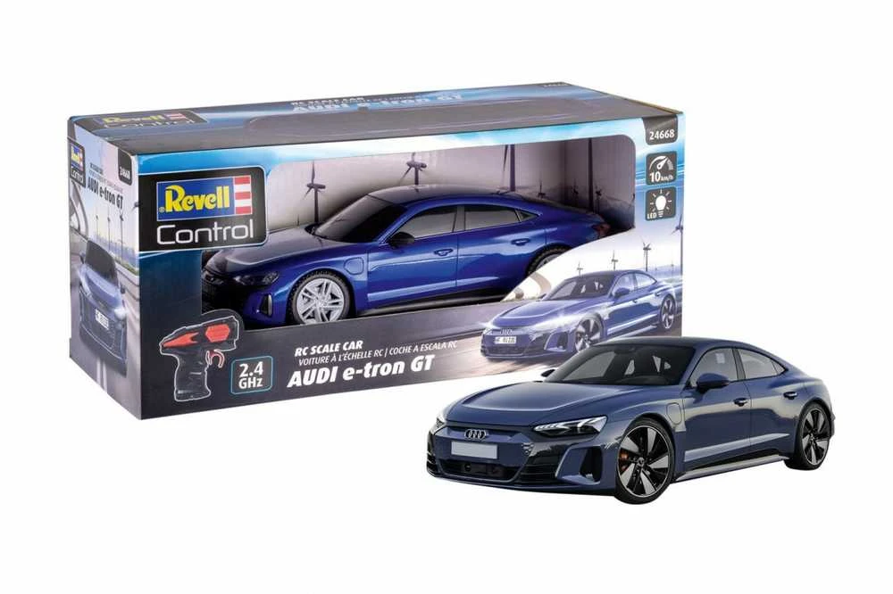 Revell RC Audi e-tron GT, 1:24 – radijo bangomis valdomas automobilis