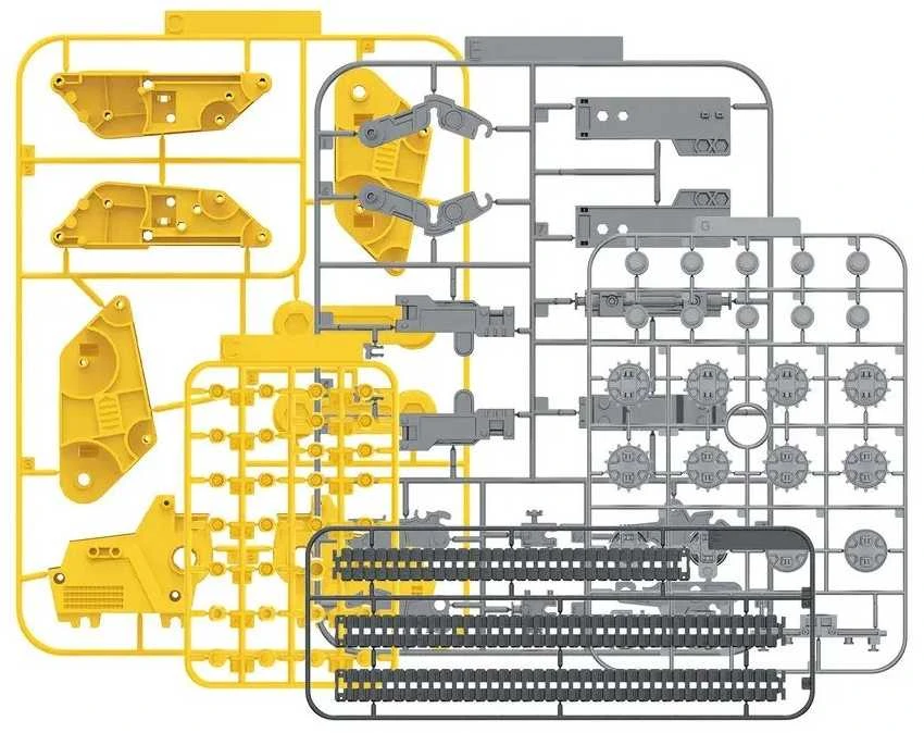 Revell RC 4in1 inžinerinė technika su pultu, surenkama, be klijų, 8+, 21304