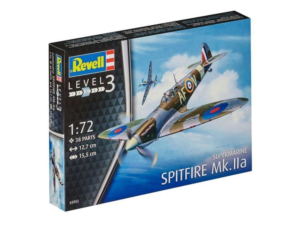 Revell Supermarine Spitfire Mk.IIa 1/72 plastikinis surinkimo rinkinys