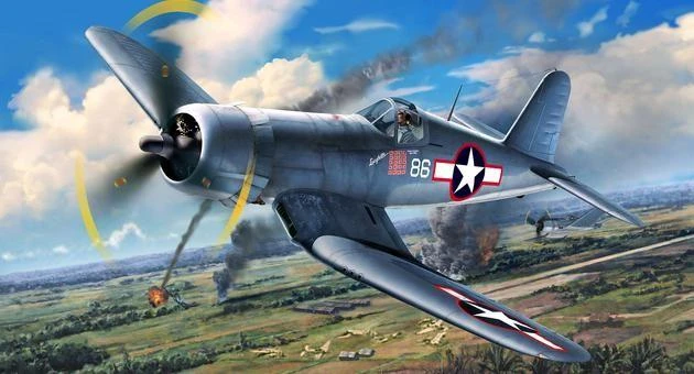Revell Vought F4U-1D Corsair 1/72 plastikinis lėktuvo modelis