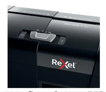 Rexel Secure X10 smulkintuvo valdymo panelė