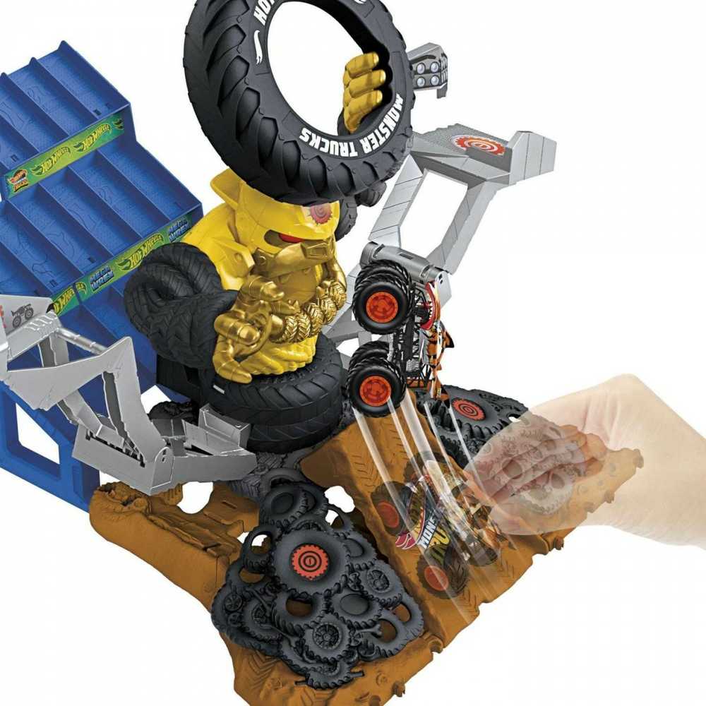 Mattel Žaislinis Hot Wheels Monster Trucks Mega-Wrex arena