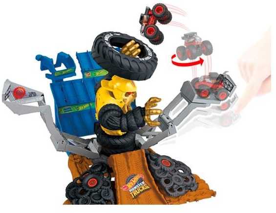 Mattel Žaislinis Hot Wheels Monster Trucks Mega-Wrex arena