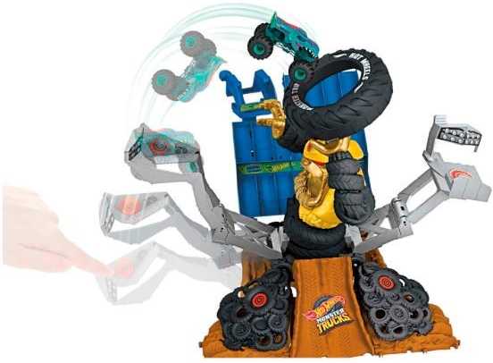 Mattel Žaislinis Hot Wheels Monster Trucks Mega-Wrex arena