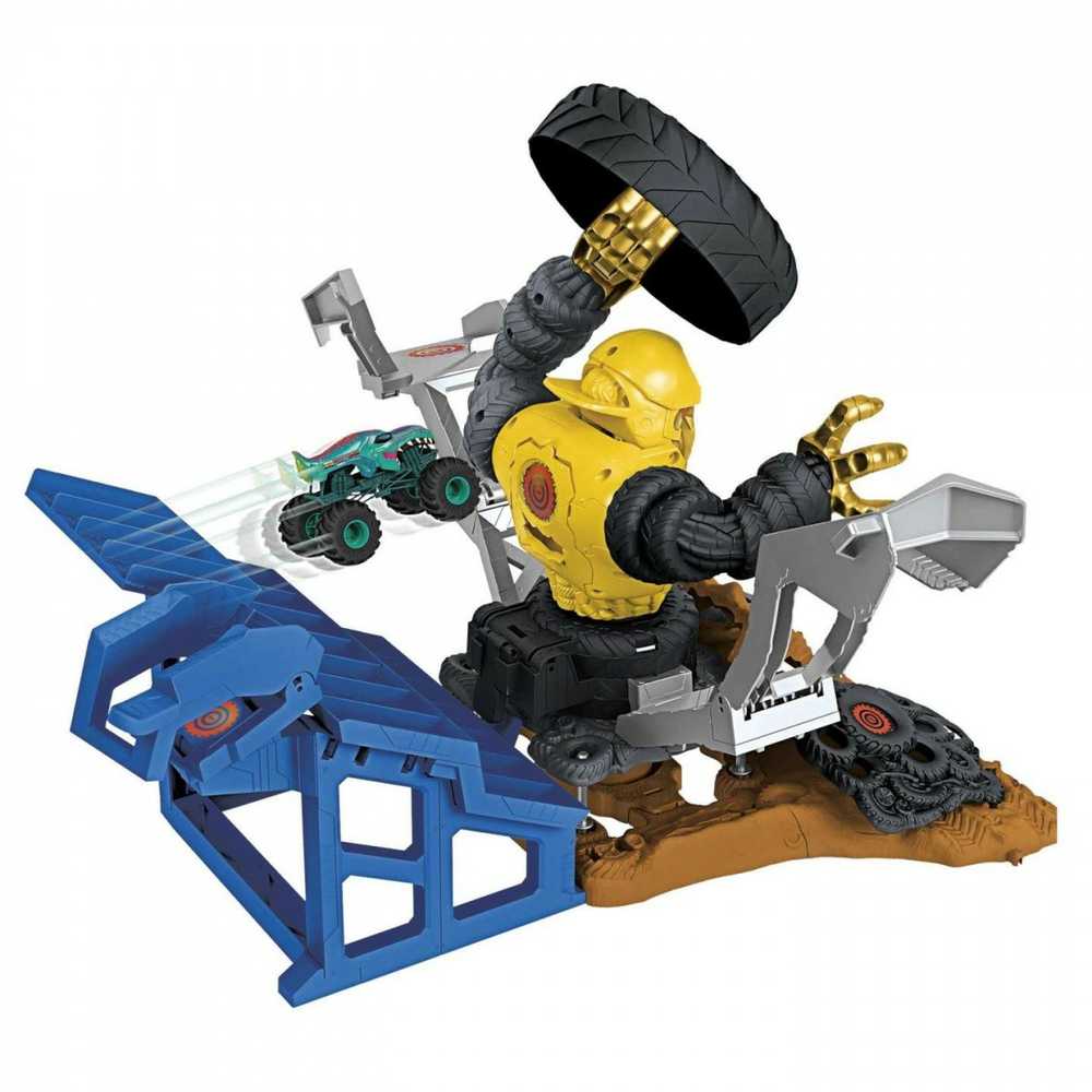 Mattel Žaislinis Hot Wheels Monster Trucks Mega-Wrex arena