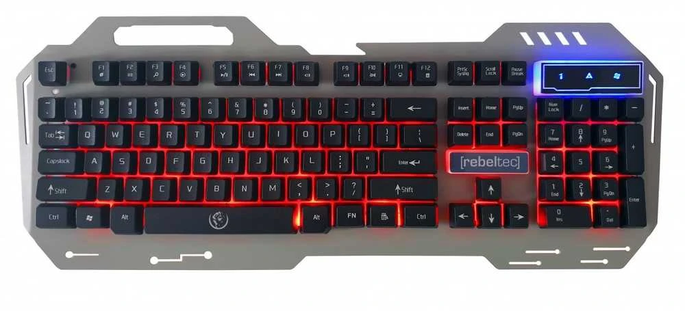 Rebeltec laidinis rinkinys: LED Klaviatūra ir pelė INTERCEPTOR grotuvams