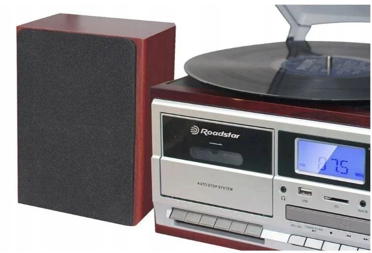 Muzikinis centras su plokštelių grotuvu Roadstar HIF-8892EBT