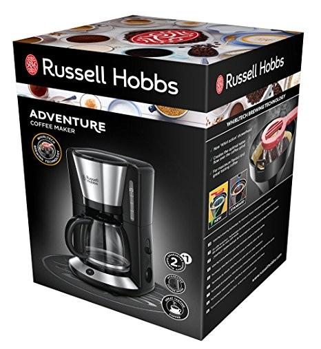 Kavos aparatas Russell Hobbs Adventure 24010-55 Filtruotas kavos virimo aparatas Juodas