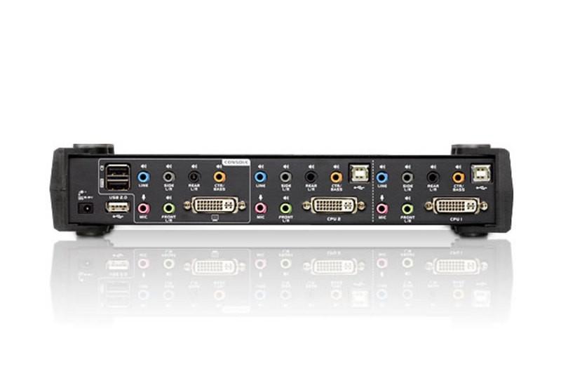 Aten USB DVI Dual Link / CH7.1 garso KVMP jungiklis CS1782A