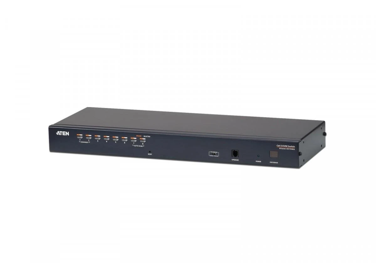 ATEN KH1508A-AX-G ALTUSEN KVM 8 prievadų didelio tankio Cat5