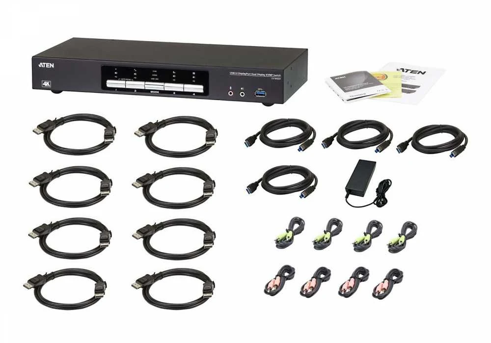 SECOMP ATEN CS1944DP 4-Port USB 3.0 4K DP KVM 14016987