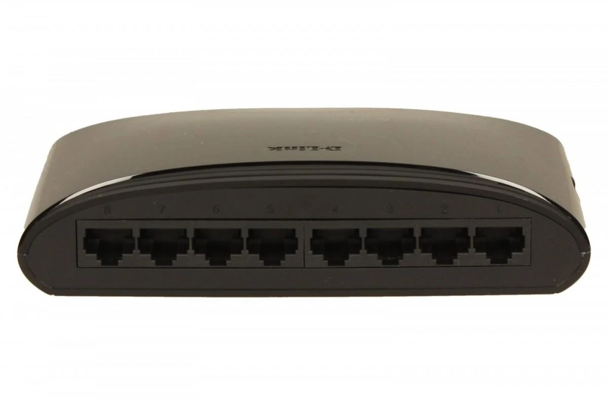 Šakotuvas D-Link DLINK 8xRJ45 10/100 nevaldomas 8 prievadų jungiklis 100 MBit