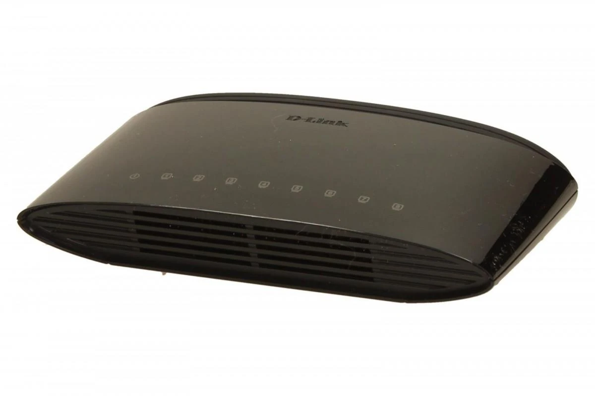 Šakotuvas D-Link DLINK 8xRJ45 10/100 nevaldomas 8 prievadų jungiklis 100 MBit